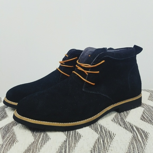 casual leather chukka boots